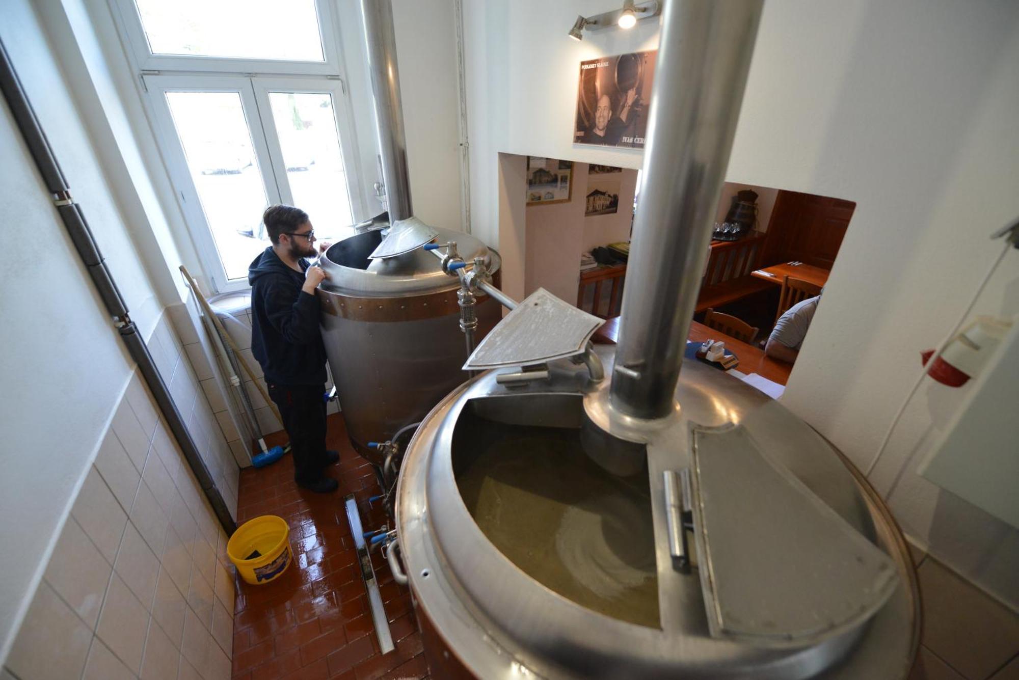 Penzion Pivovar Podlesi Příbram Buitenkant foto